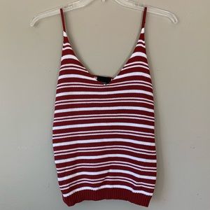 Anthropologie Lumiere Sweater Knit Stripe Tank Top